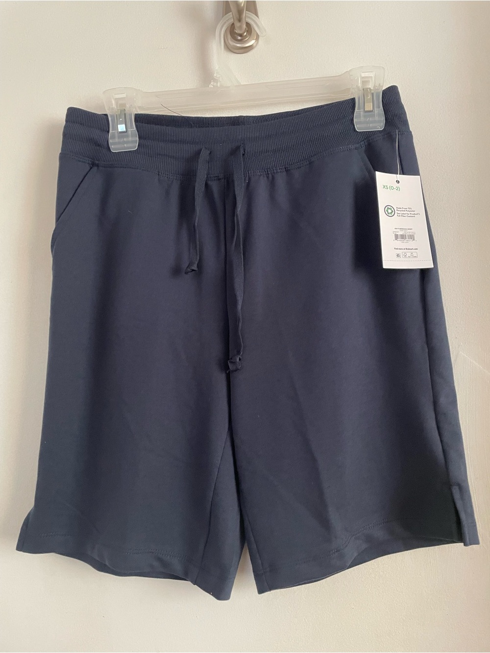Athletic Works Navy Drawstring Performance Shorts